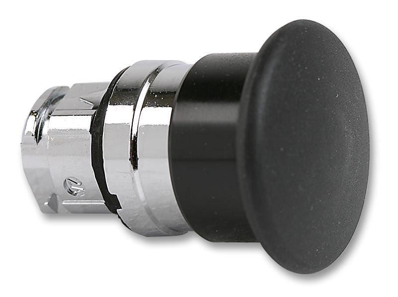 SCHNEIDER ELECTRIC Actuators ZB4BC2 SWITCH HEAD, 22MM, MUSHROOM, BLACK SCHNEIDER ELECTRIC 3053313 ZB4BC2