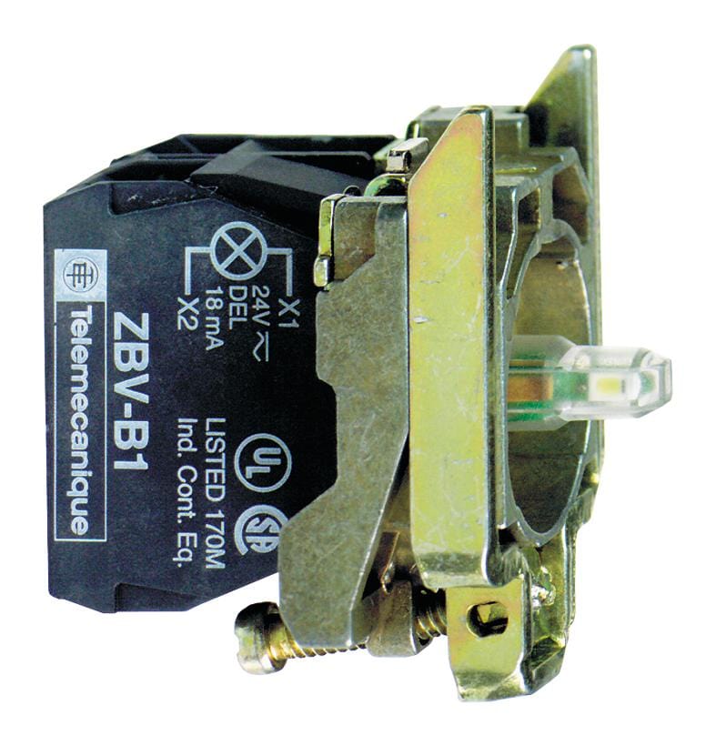 SCHNEIDER ELECTRIC Lamps ZB4BW0G11 LIGHT BLOCK, 120VAC, WHITE, SCREW CLAMP SCHNEIDER ELECTRIC 2614784 ZB4BW0G11