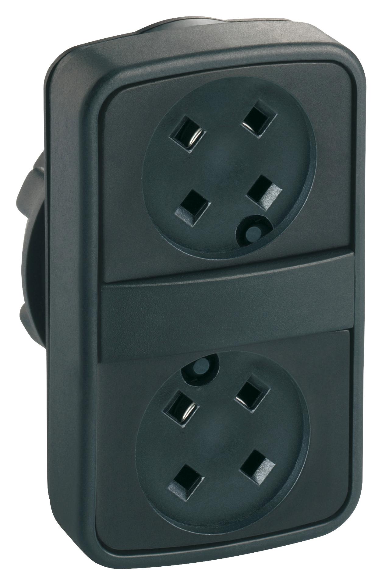 SCHNEIDER ELECTRIC Actuators ZB5AA79 SWITCH ACTUATOR, 2-HEAD PUSHBUTTON, BLK SCHNEIDER ELECTRIC 3109609 ZB5AA79