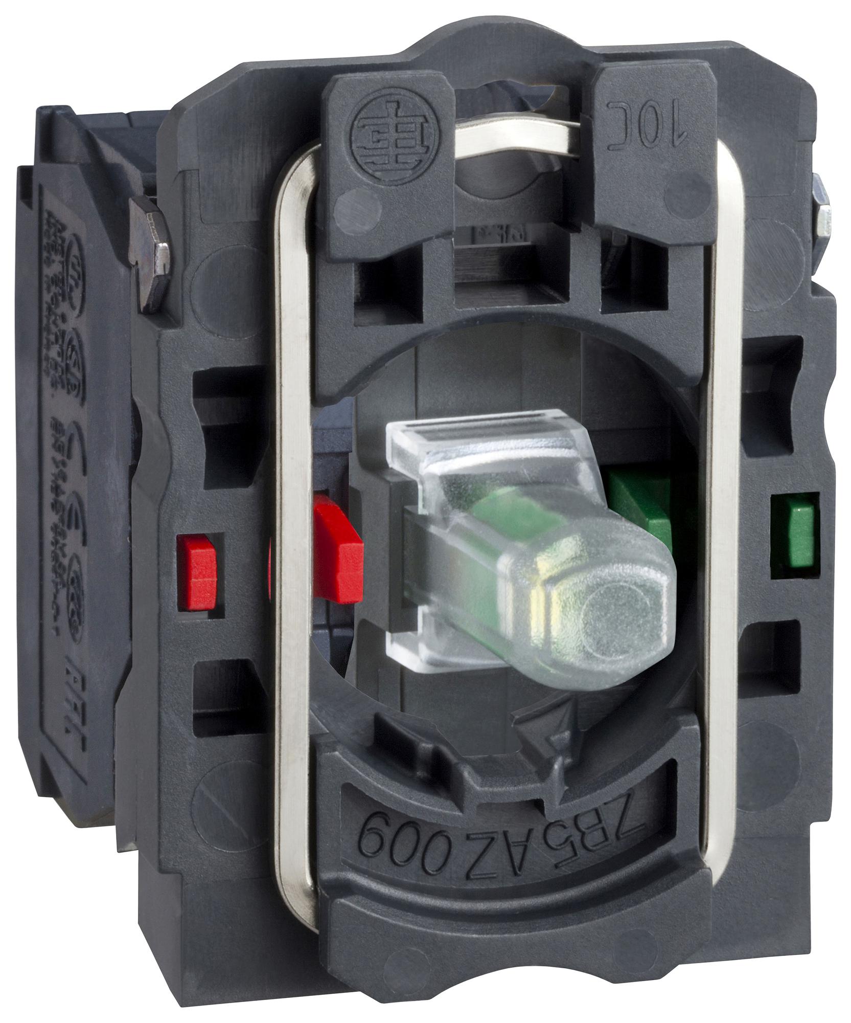 SCHNEIDER ELECTRIC Contact Blocks ZB5AW0M15 LIGHT BLOCK, 2P, 6A, 120VAC, SCREW CLAMP SCHNEIDER ELECTRIC 3111240 ZB5AW0M15