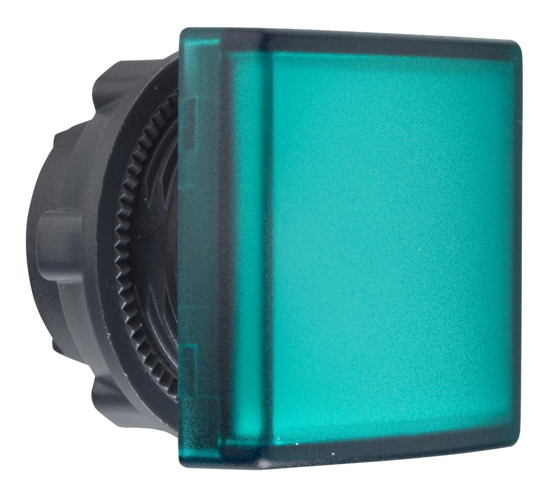 SCHNEIDER ELECTRIC Indicator Lenses ZB5CV033 PILOT LIGHT HEAD, GREEN, SQUARE, 22MM SCHNEIDER ELECTRIC 3115350 ZB5CV033