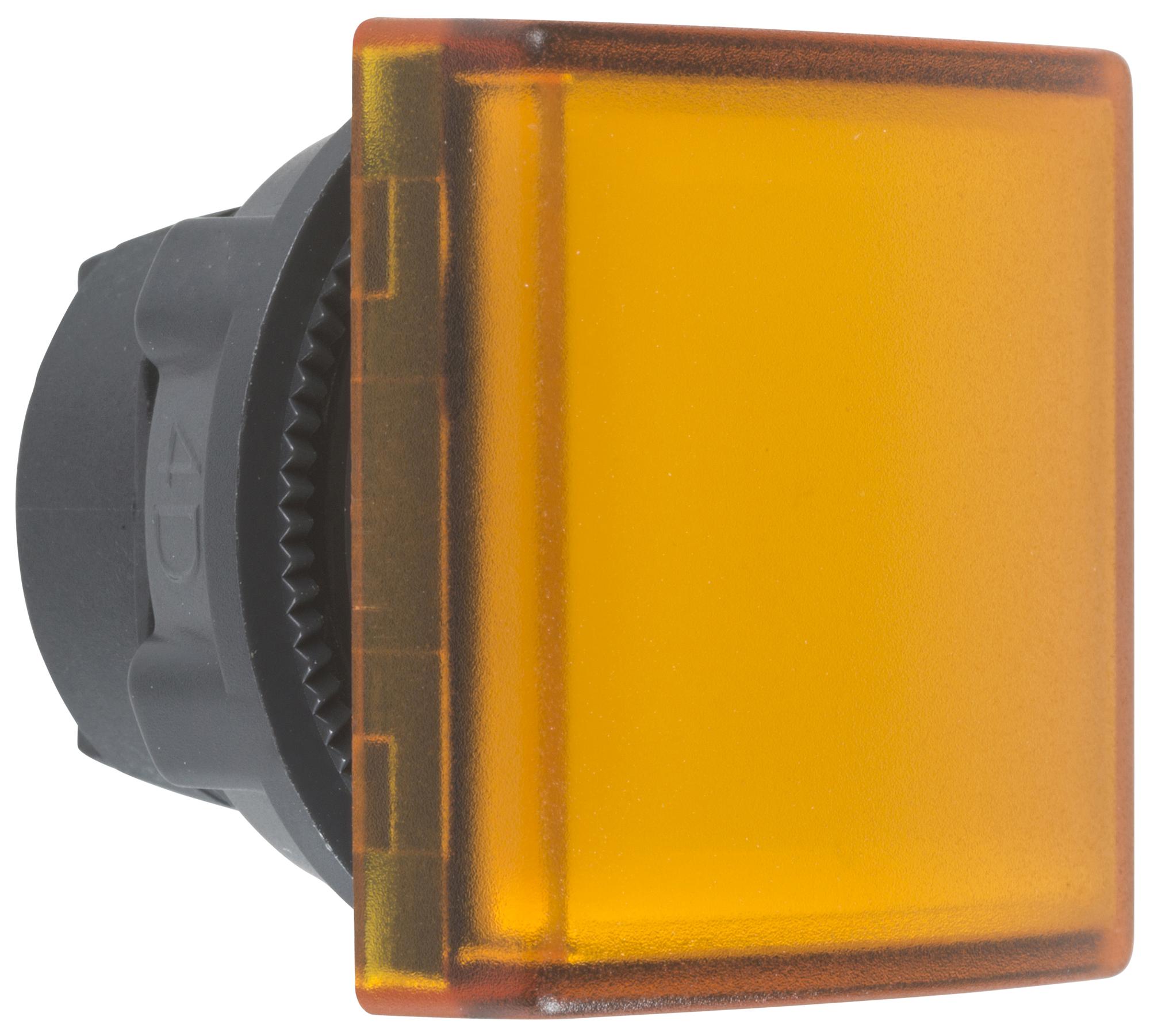 SCHNEIDER ELECTRIC Indicator Lenses ZB5CV053 PILOT LIGHT HEAD, YELLOW, SQUARE, 22MM SCHNEIDER ELECTRIC 3115352 ZB5CV053