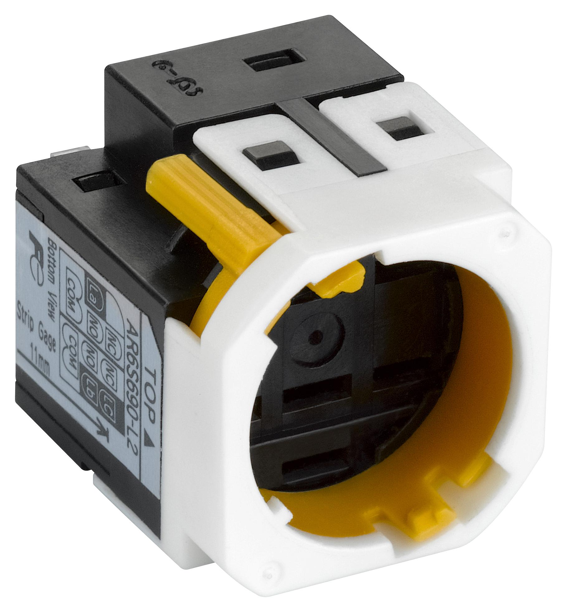 SCHNEIDER ELECTRIC Connectors ZB6YF02 FAST CONNECTOR SOCKET, 2NO/NC, SWITCH SCHNEIDER ELECTRIC 3129396 ZB6YF02