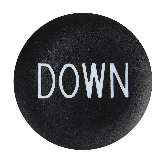 SCHNEIDER ELECTRIC Caps ZBA344 SWITCH CAP, BLACK, PUSH BUTTON SCHNEIDER ELECTRIC 3114786 ZBA344