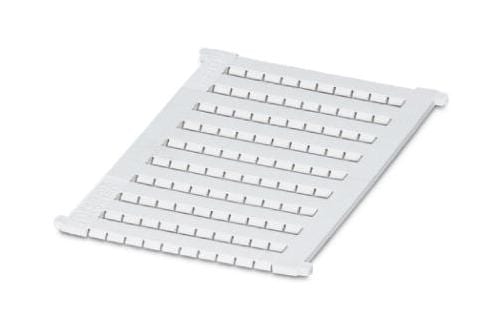 PHOENIX CONTACT Terminal Block Markers ZBFM 4 CUS MARKER SHEET, BLANK, 4.2MM, WHITE, TB PHOENIX CONTACT 3242993 ZBFM 4 CUS