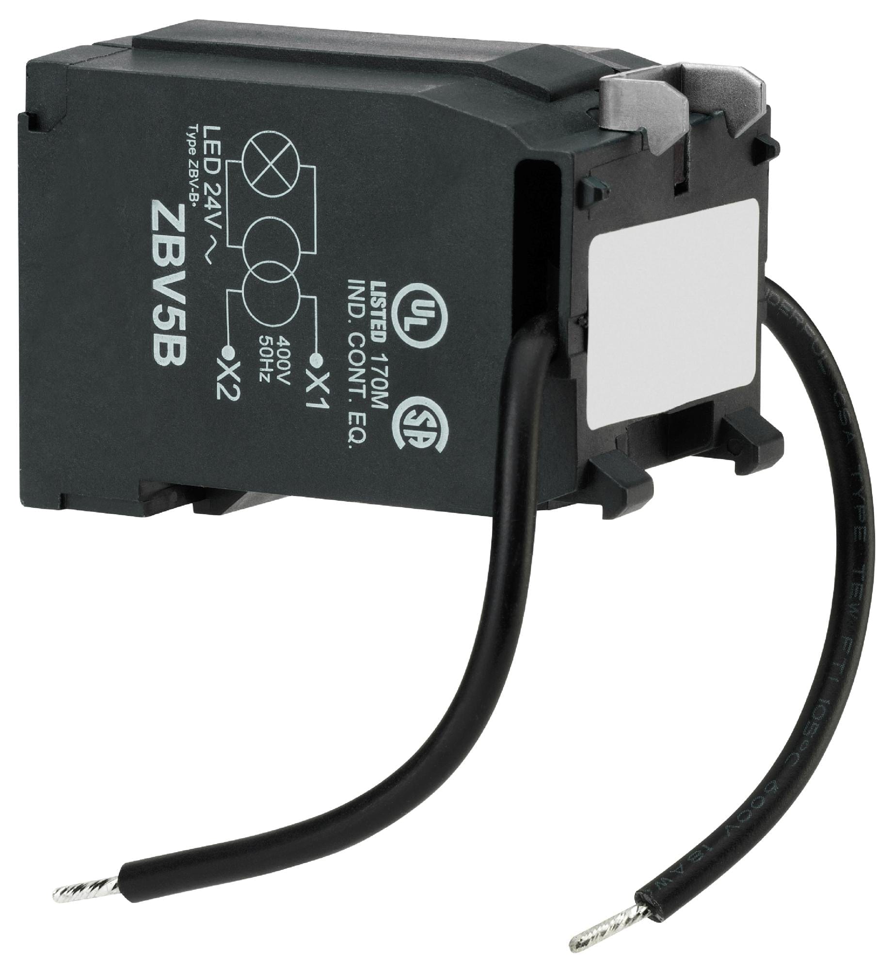 SCHNEIDER ELECTRIC Schakelaar Accesoires ZBV5B TRANSFORMER BLOCK, LIGHT BLOCK W/LED 24V SCHNEIDER ELECTRIC 3215273 ZBV5B
