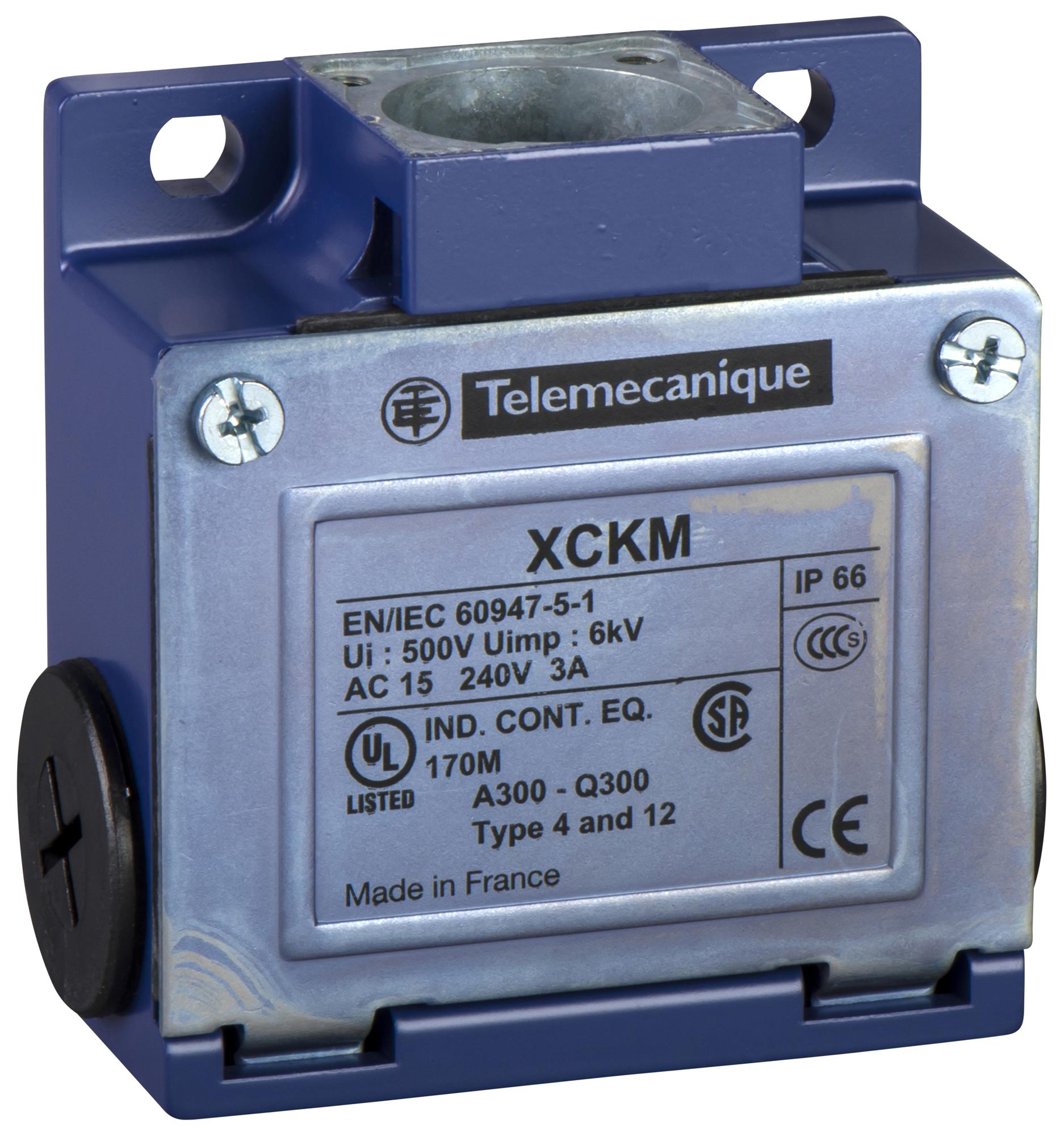 SCHNEIDER ELECTRIC Bodies ZCKM6H29 LIMIT SWITCH BODY, SPST-NO/NC, SCREW CLP SCHNEIDER ELECTRIC 3114672 ZCKM6H29
