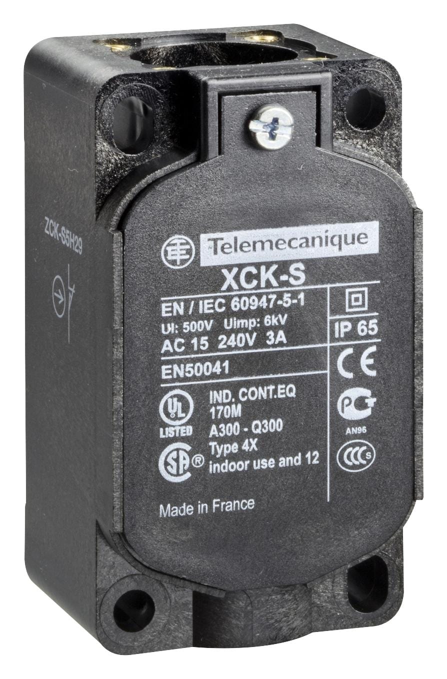 TELEMECANIQUE SENSORS Bodies ZCKS8 LIMIT SWITCH BODY, DPST-NO, SCREW CLAMP TELEMECANIQUE SENSORS 3212998 ZCKS8