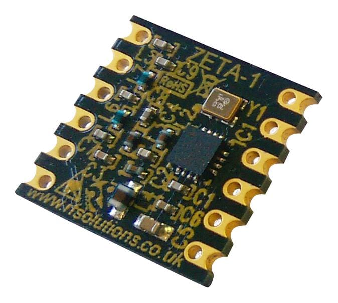 RF SOLUTIONS RF Transceivers - Sub 2.4GHz ZETA-433 FM TRANSCEIVER, 433MHZ, 500KBPS, 2KM RF SOLUTIONS 2500104 ZETA-433