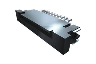 SAMTEC FFC/FPC ZF1-04-01-T-WT CONNECTOR, FFC, R/A, 4POS, 1ROW, 1MM SAMTEC 3742795 ZF1-04-01-T-WT
