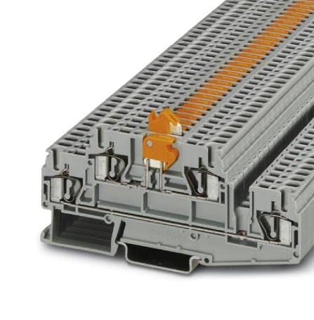 PHOENIX CONTACT DIN Rail Mount ZFKK 2,5-MT DIN RAIL TB, KNIFE DISCONNECT, 4P, 12AWG PHOENIX CONTACT 3241310 ZFKK 2,5-MT