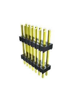 SAMTEC Stacking ZW-16-12-G-T-570-230 STACKING CONN, HEADER, 48POS, 3ROW SAMTEC 3715858 ZW-16-12-G-T-570-230