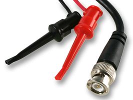 10HA084 - Test Lead, BNC Plug to Hook Clips x 2, 914 mm - TENMA