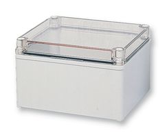 PC B 65 T ENCLOSURE - Plastic Enclosure, IK08, Transparent Cover, Industrial, Polycarbonate, 65 mm, 80 mm, 110 mm - FIBOX