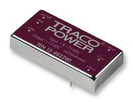 TEN 15-2410WI - Isolated Through Hole DC/DC Converter, ITE, 4:1, 15 W, 1 Output, 3.3 V, 3 A - TRACO POWER