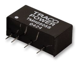 TMH 2415S - Isolated Through Hole DC/DC Converter, Ultraminiature, ITE, 1:1, 2 W, 1 Output, 15 V, 130 mA - TRACO POWER
