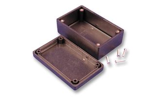 1594RFIABK - Plastic Enclosure, Flame Retardant, Instrument, Plastic, 56 mm, 56 mm, 40 mm, IP54 - HAMMOND