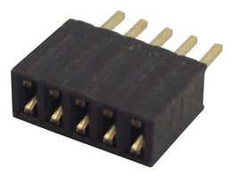 M52-5000545 - PCB Receptacle, Board-to-Board, 1.27 mm, 1 Rows, 5 Contacts, Through Hole Mount, Archer M52 - HARWIN