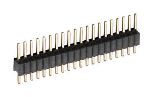 M52-040023V2545 - Pin Header, Vertical, Board-to-Board, 1.27 mm, 1 Rows, 25 Contacts, Through Hole Straight - HARWIN