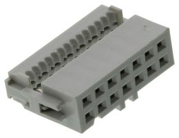 71600-114LF - IDC Connector, Without Strain Relief, IDC Receptacle, Female, 2.54 mm, 2 Row, 14 Contacts - AMPHENOL COMMUNICATIONS SOLUTIONS