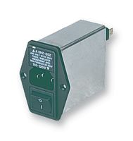 FN393-2.5-05-11 - Filtered IEC Power Entry Module, IEC C14, General Purpose, 2.5 A, 250 VAC, 2-Pole Switch - SCHAFFNER
