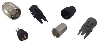 99 0075 100 03 - Circular Connector, 711 Series, Cable Mount Plug, 3 Contacts, Solder Pin, Nylon (Polyamide) Body - BINDER