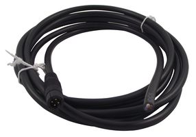 79-9003-12-04 - Sensor Cable, Plug, Straight, 4 Way, PUR, Snap In Locking, Circular Plug, Free End, 4 Positions - BINDER