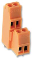 LM 2N 3.5/4 - Wire-To-Board Terminal Block, 3.5 mm, 4 Ways, 22 AWG, 14 AWG, 1.5 mm², Screw - WEIDMULLER