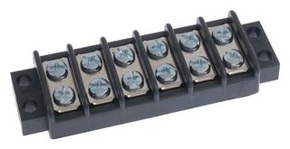 38780-0106 - TERMINAL BLOCK, BARRIER, 6POS, 14AWG - MOLEX