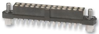M80-4000642 - PCB Receptacle, Board-to-Board, Wire-to-Board, 2 mm, 2 Rows, 6 Contacts, Through Hole Mount - HARWIN