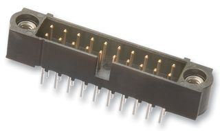 M80-5000642 - Pin Header, Dual in Line, Wire-to-Board, 2 mm, 2 Rows, 6 Contacts, Through Hole Straight - HARWIN