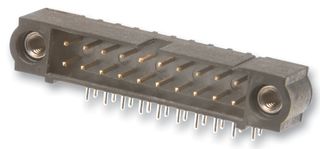 M80-5301042 - Pin Header, Dual in Line, Wire-to-Board, 2 mm, 2 Rows, 10 Contacts, Through Hole Right Angle - HARWIN