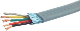 SPC19822-SL - SHIELDED MULTICONDUCTOR CABLE, 8 CONDUCTOR, 24AWG, 100FT, 150V - MULTICOMP