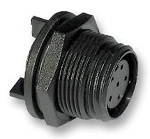PX0413/04S - Circular Connector, IP68, Rear Mount, Buccaneer 400 Series, Panel Mount Receptacle, 4 Contacts - BULGIN LIMITED