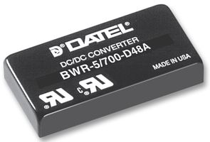 BWR-15/330-D12A-C - Isolated Through Hole DC/DC Converter, ITE, 2:1, 10 W, 2 Output, 15 V, 330 mA - MURATA POWER SOLUTIONS