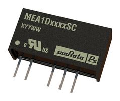 MEA1D1209SC - Isolated Through Hole DC/DC Converter, 1kV Isolation, 1:1, 1 W, 2 Output, 9 V, 55 mA - MURATA POWER SOLUTIONS