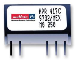 HPR400C - Isolated Through Hole DC/DC Converter, Miniature, 1:1, 750 mW, 1 Output, 5 V, 150 mA - MURATA POWER SOLUTIONS