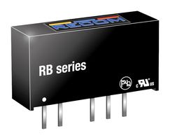 RB-2415D - Isolated Through Hole DC/DC Converter, Medical, 1:1, 1 W, 2 Output, 15 V, 33 mA - RECOM POWER