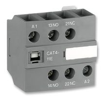CAT4-11E - Contact Block, Front, 1NO+1NC, 6 A, 690 V, 2 Pole, Screw - ABB
