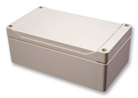 1555C2GY - Plastic Enclosure, Watertight, DIN Rail, Polycarbonate, 40 mm, 65 mm, 120 mm, IP68 - HAMMOND