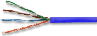 CAT5EBLUE305 - Networking Cable, Unscreened, Cat5e, 25 AWG, 0.2 mm², 1000 ft, 305 m - PRO POWER
