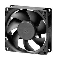 MC002711 - DC Axial Fan, 24 V, Square, 80 mm, 25 mm, Vapo Bearing, 37 CFM - MULTICOMP