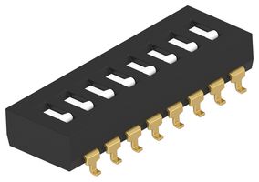 4-1825059-1 Dip Switch, 8Pos, SPST, Slide Te Connectivity