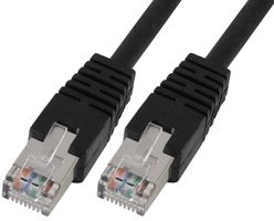 PSG91661 - Ethernet Cable, STP, Cat5e, RJ45 Plug to RJ45 Plug, Black, 15 m, 49 ft - PRO SIGNAL
