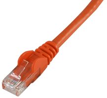 PSG90568 - Ethernet Cable, Cat6, Cat6, RJ45 Plug to RJ45 Plug, UTP (Unshielded Twisted Pair), Orange, 1 m - PRO SIGNAL
