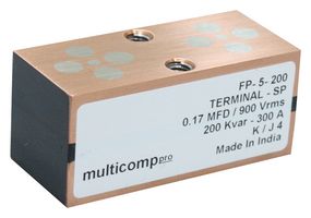 MP004081 - Power Film Capacitor, Metallized PP, 1.33 µF, ± 10%, Induction Heating, Resonant Power Supplies - MULTICOMP PRO