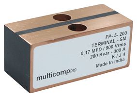 MP004087 - Power Film Capacitor, Metallized PP, 1.33 µF, ± 10%, Induction Heating, Resonant Power Supplies - MULTICOMP PRO