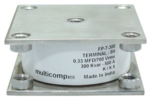 MP004094 - Power Film Capacitor, Metallized PP, 2.6 µF, ± 10%, Induction Heating, Resonant Power Supplies - MULTICOMP PRO