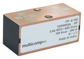 MP004078 - AC Film Capacitor, 2.4 µF, 400 Vrms, Metallized PP, ± 10% - MULTICOMP PRO