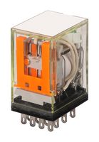 MP005255 - Power Relay, 4PDT, 12 VDC, 5 A, Socket, Non Latching - MULTICOMP PRO